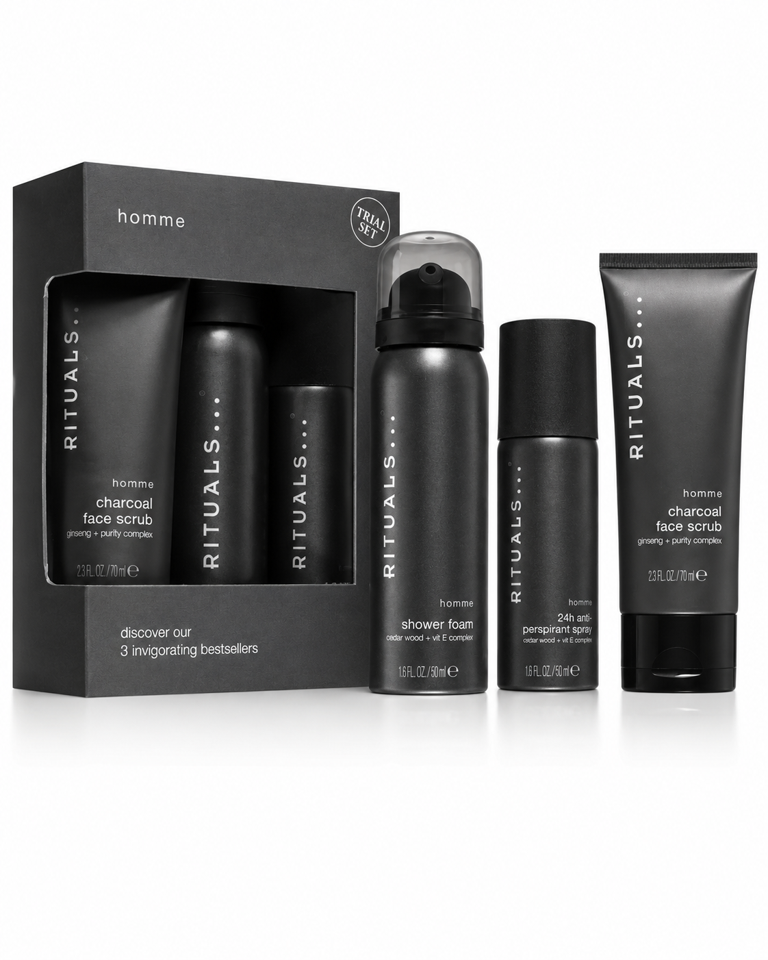 SET Rituals The Ritual Homme 50fsg.50deo.50face scrub