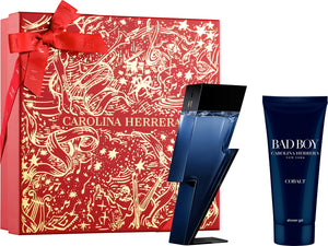 SET Carolina Herrera Bad Boy Cobalt EDP Électrique 100ml + SG 100ml