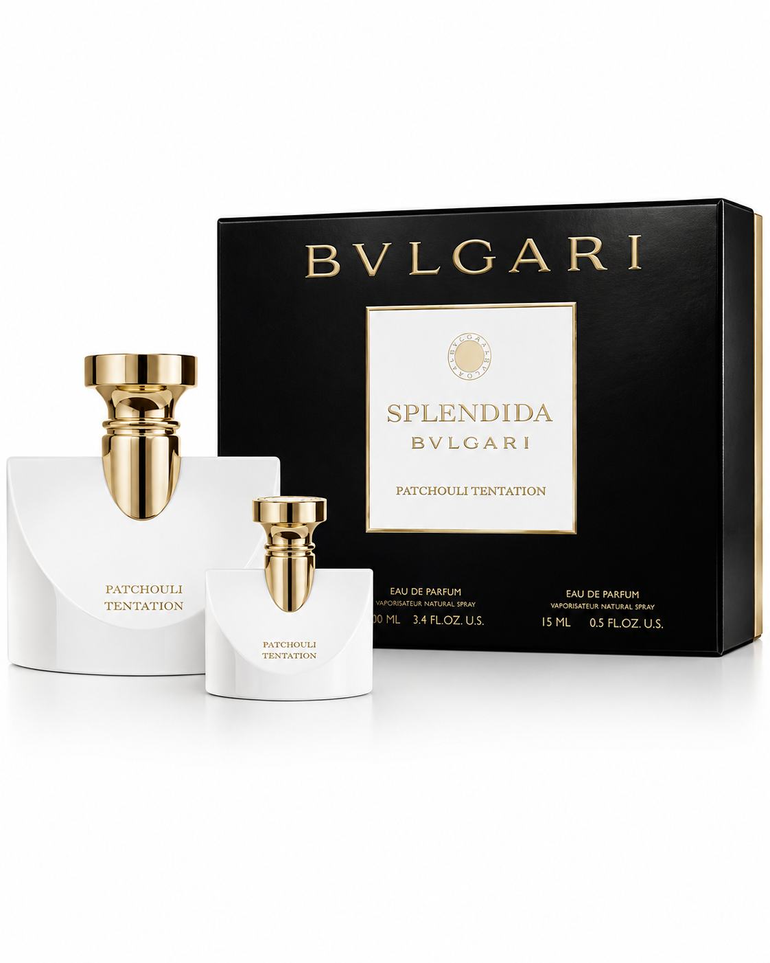 SET BVLGARI Splendida Bvlgari Patchouli Tentation 100ml EDP+15ml EDP