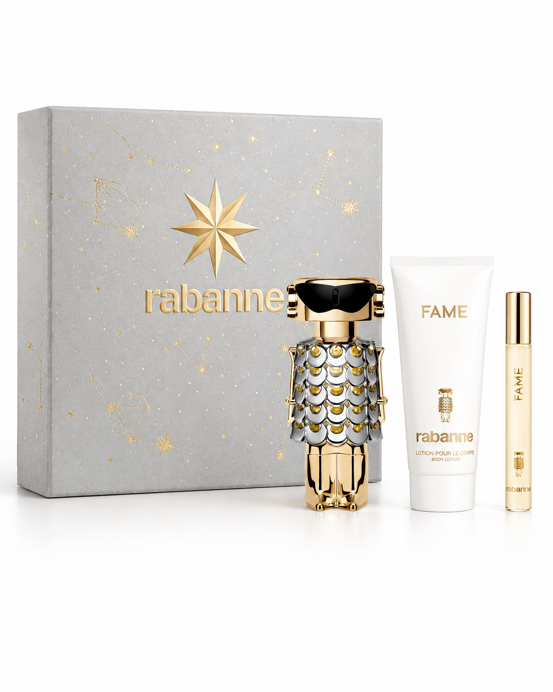 SET Rabanne Fame 50ml edp+100 ml body lotion+10 ml edp