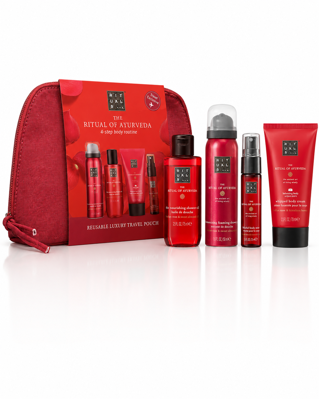 SET Travel RITUALS Ritual Of Ayurveda 50fsg.75so.20bm. 70wbc